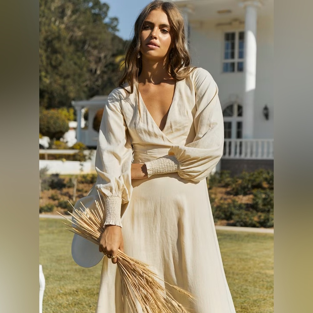 Girl And The Sun Linen Dress